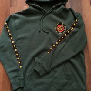 Santa Cruz hoodie green sweatshirt